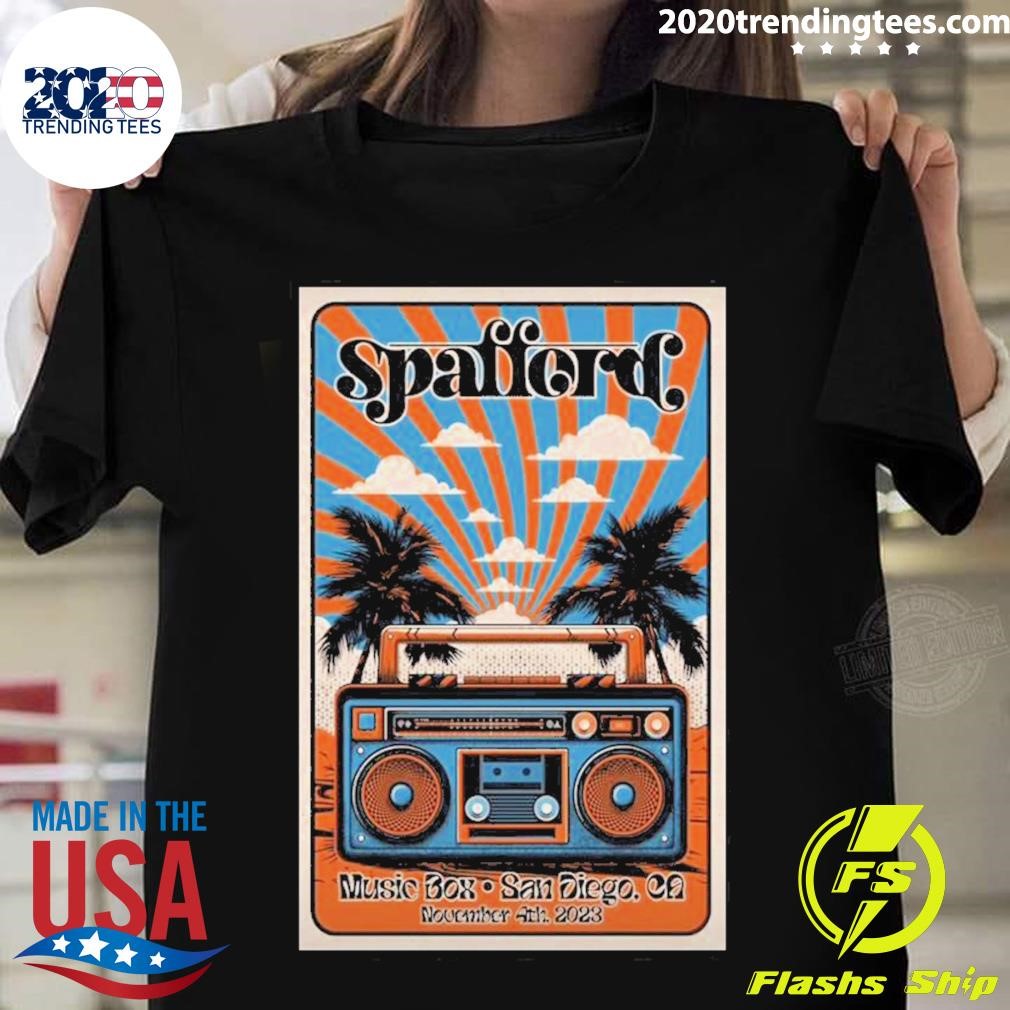Nov 4 Spafford San Diego, Ca Tour 2023 Poster T-shirt