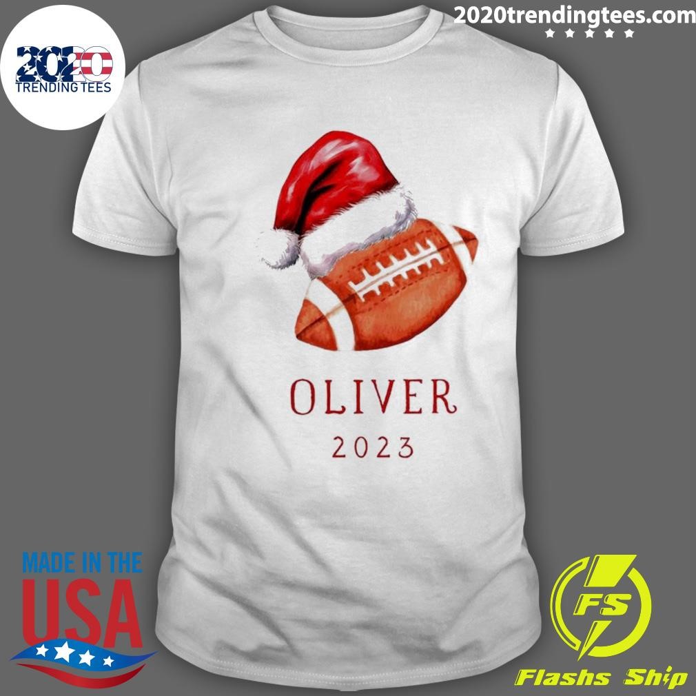 Official Football Wearing Hat Christmas T-shirt