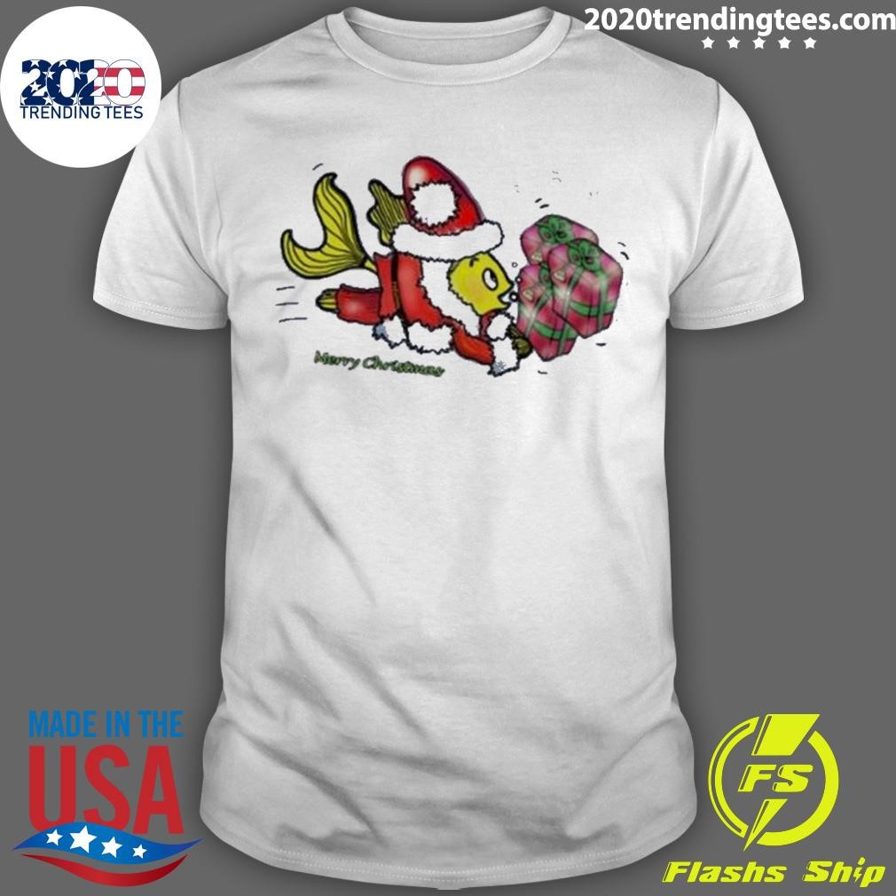 Official Santa Clause Fish – funny cute Christmas T-shirt