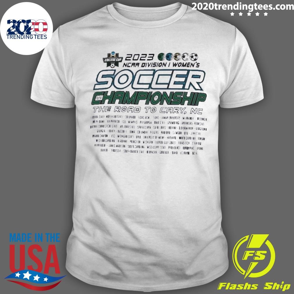 Original 1st Round Ncaa Division I Women’s Soccer 2023 Championship T-shirt