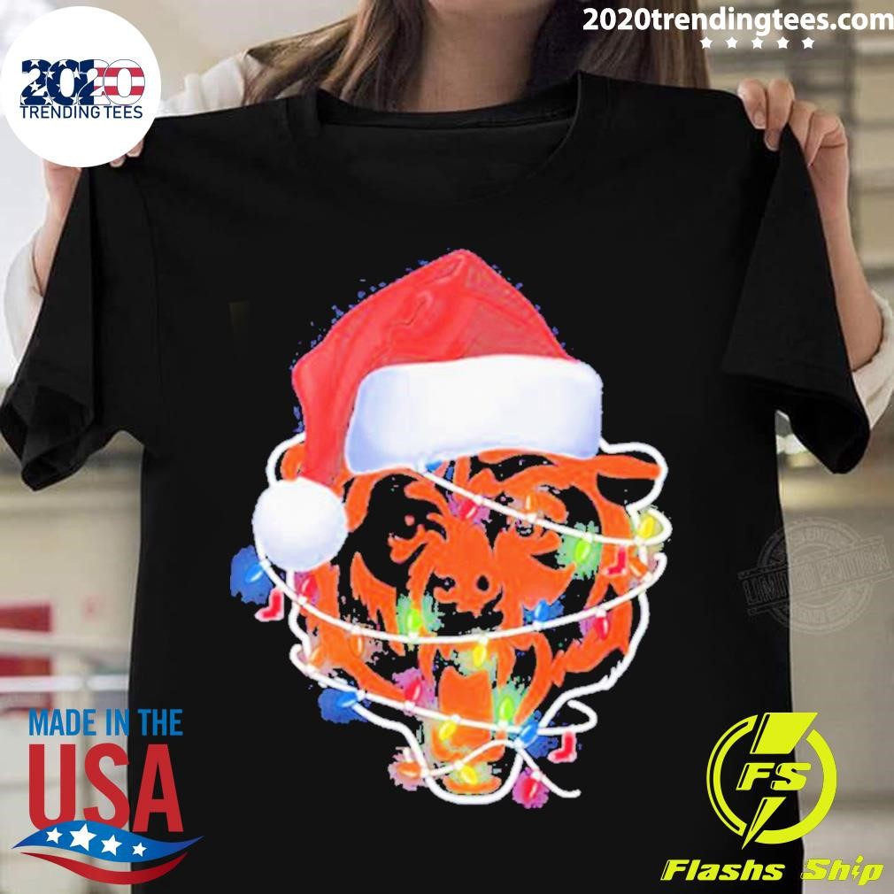 Original Chicago Bears Logo Christmas T-shirt