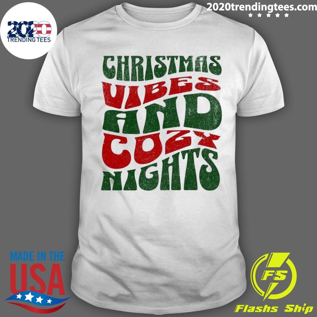Original Christmas Vibers Cozy Nights T-shirt