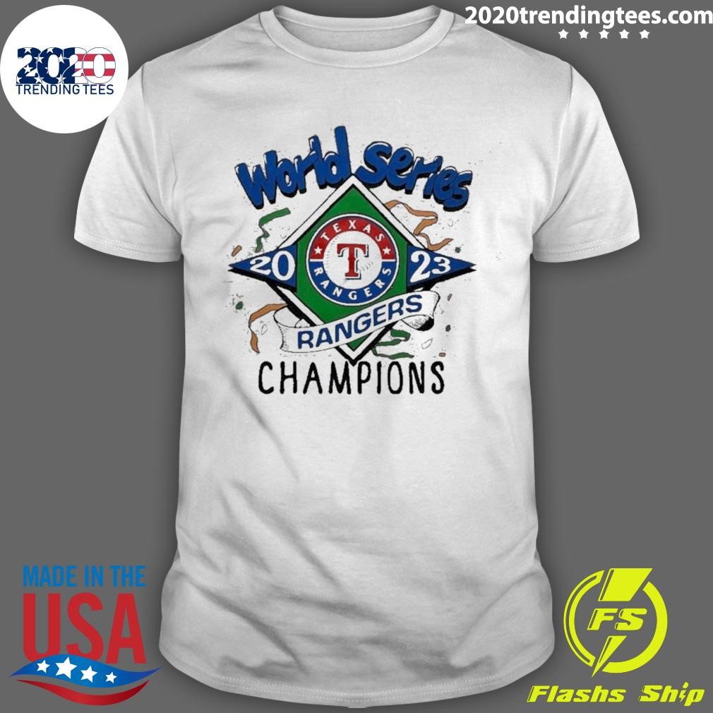 Original Homage 2023 World Series Champions Rangers T-shirt