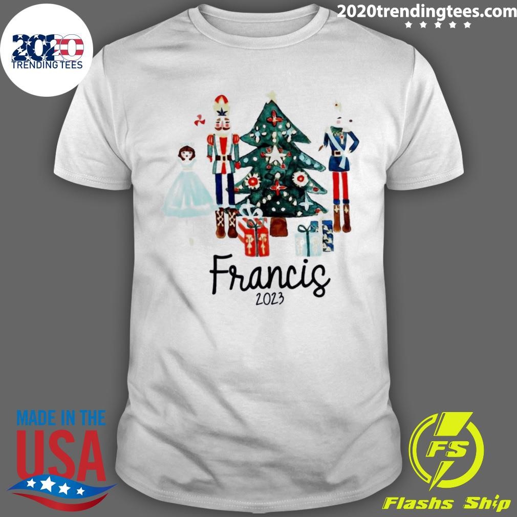 Premium Nutcracker With Christmas Tree Custom T-shirt