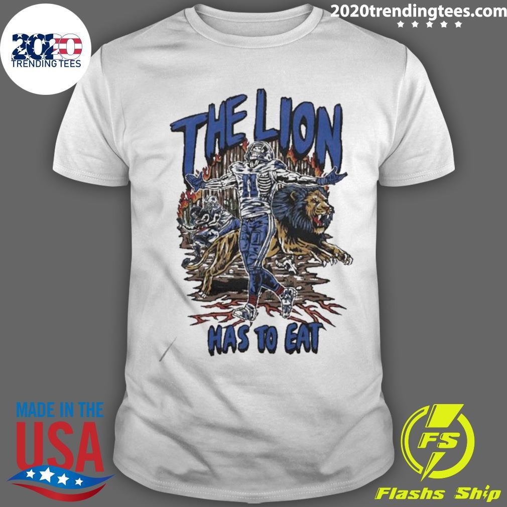 Premium The Lion Has To Eat T-shirt
