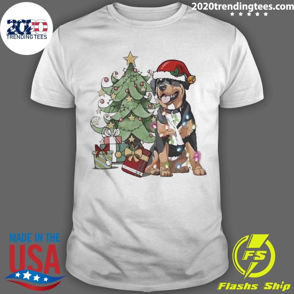 Rottweiler Christmas T-shirt