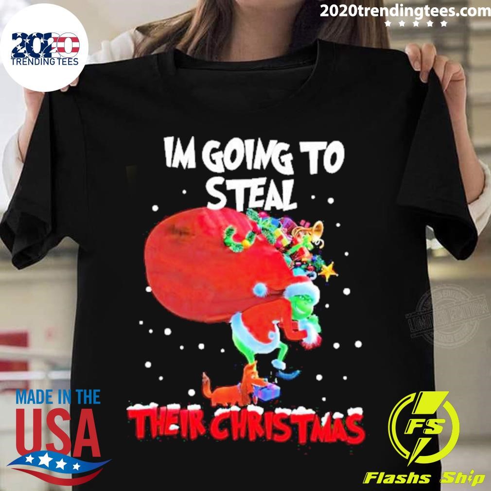 Santa Grinch I’m Going To Steal Their Christmas T-shirt