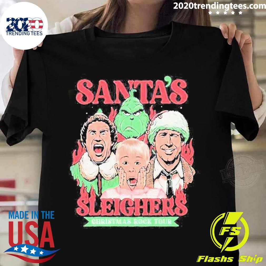 Santa’s Sleighers Christmas Rock Tour T-shirt