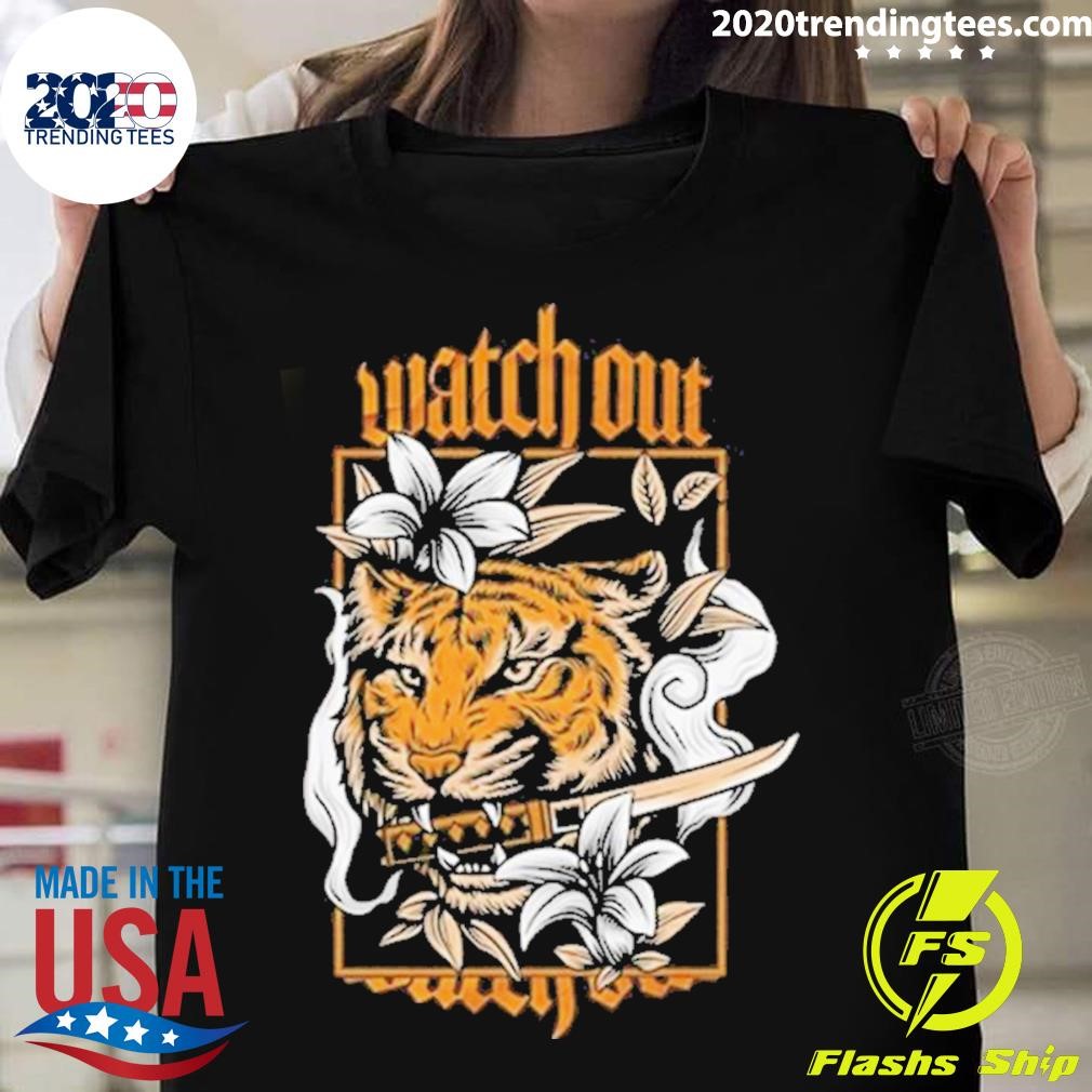 Sidhu Moose Wala Tiger Sword Watch Out 12-11-2023 T-shirt