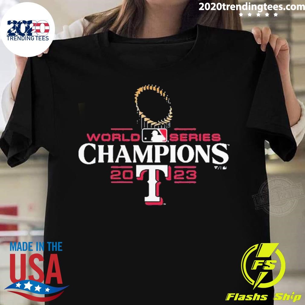 Texas Rangers 2023 World Series Champions Logo T-shirt