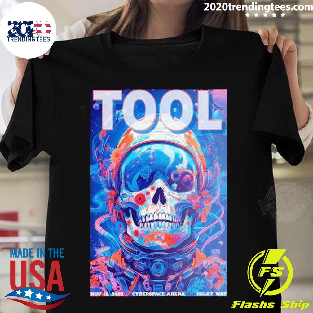 Tool Cyberspace Arena Milky Way Nov 12 2023 Poster T-shirt