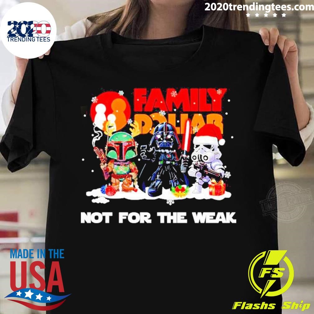 Top Family Dollar Star Wars Christmas T-shirt