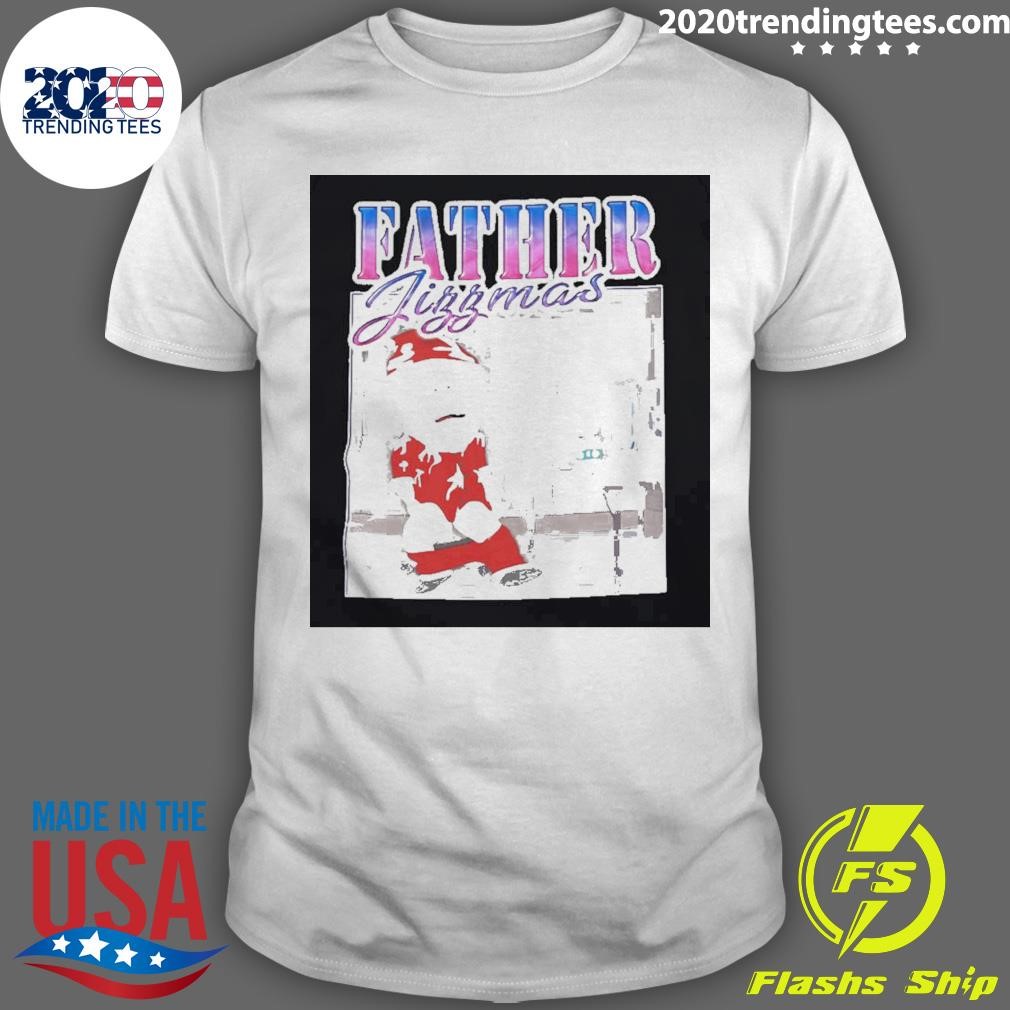 Top Father Jizzmas T-shirt