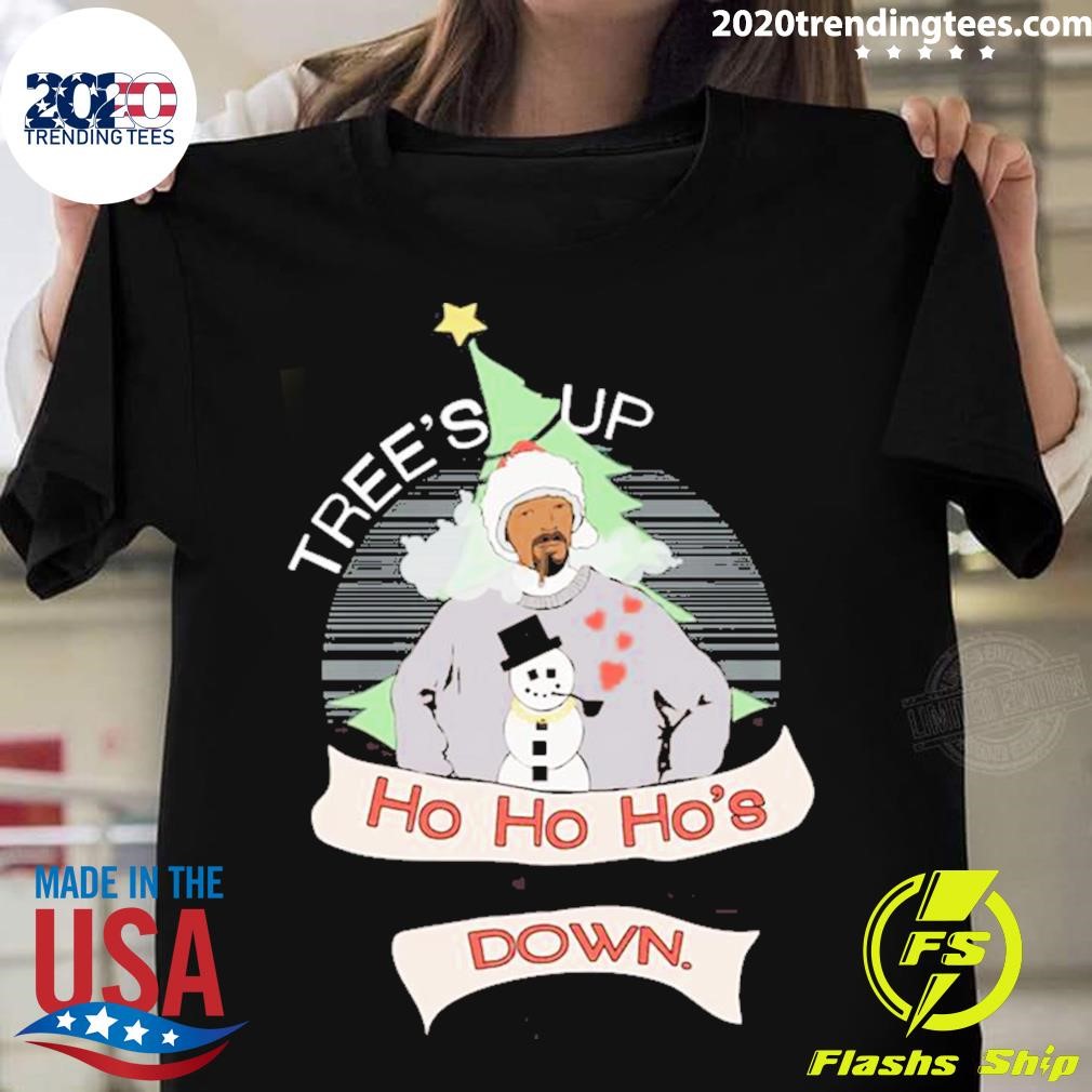 Tree’s Up Ho Ho Ho’s Down Snoop Dogg Christmas T-shirt