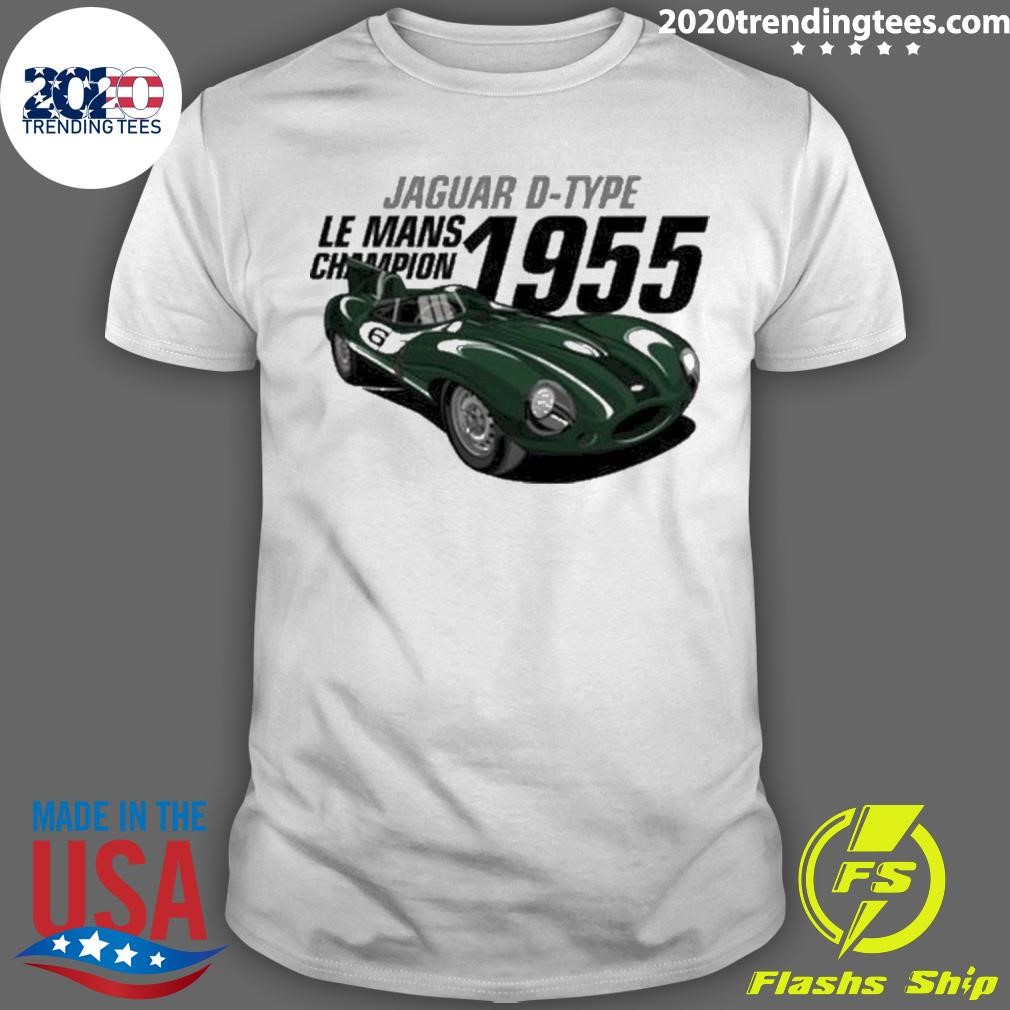 Trending Jaguar D-type Le Mans Champion 1955 T-shirt