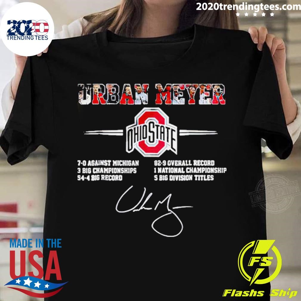 Urban Meyer Ohio State Buckeyess T-shirt