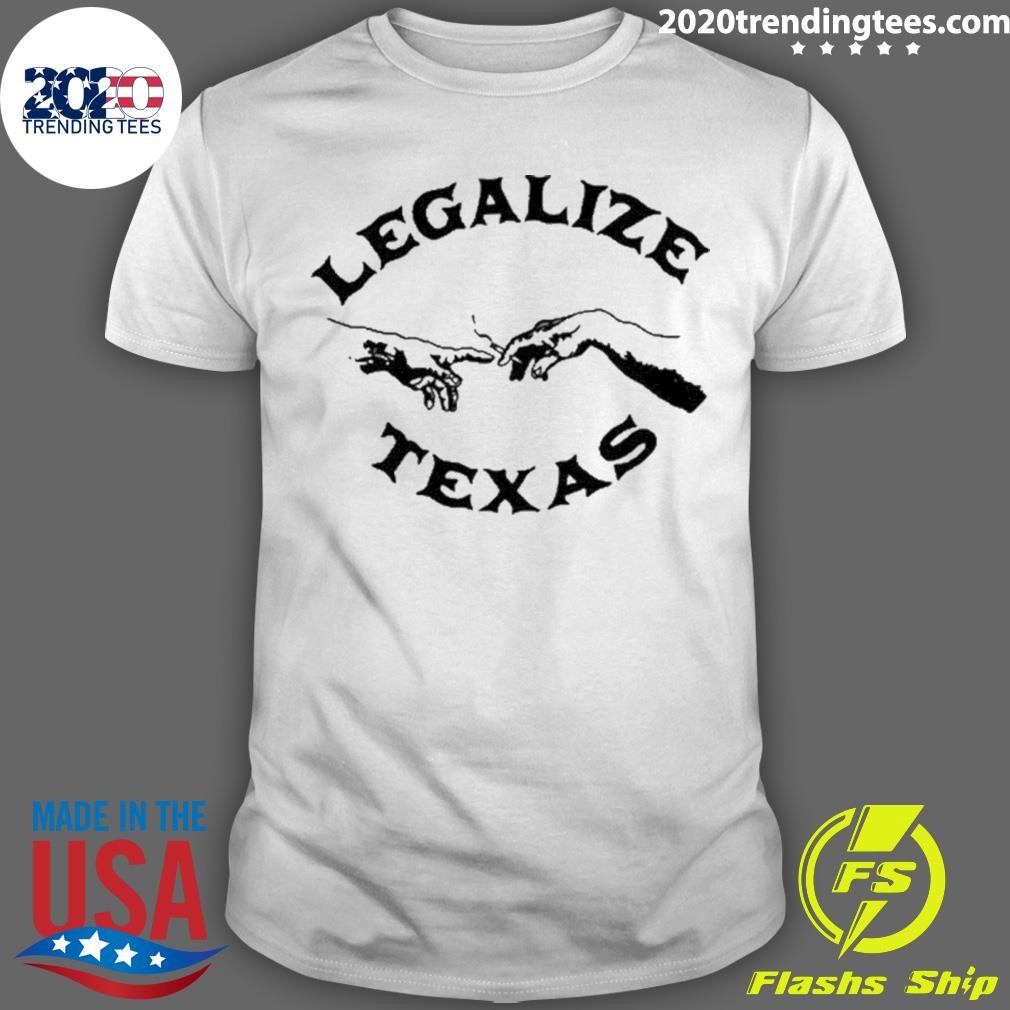Viggie Smalls Wearing Legalize T-shirt