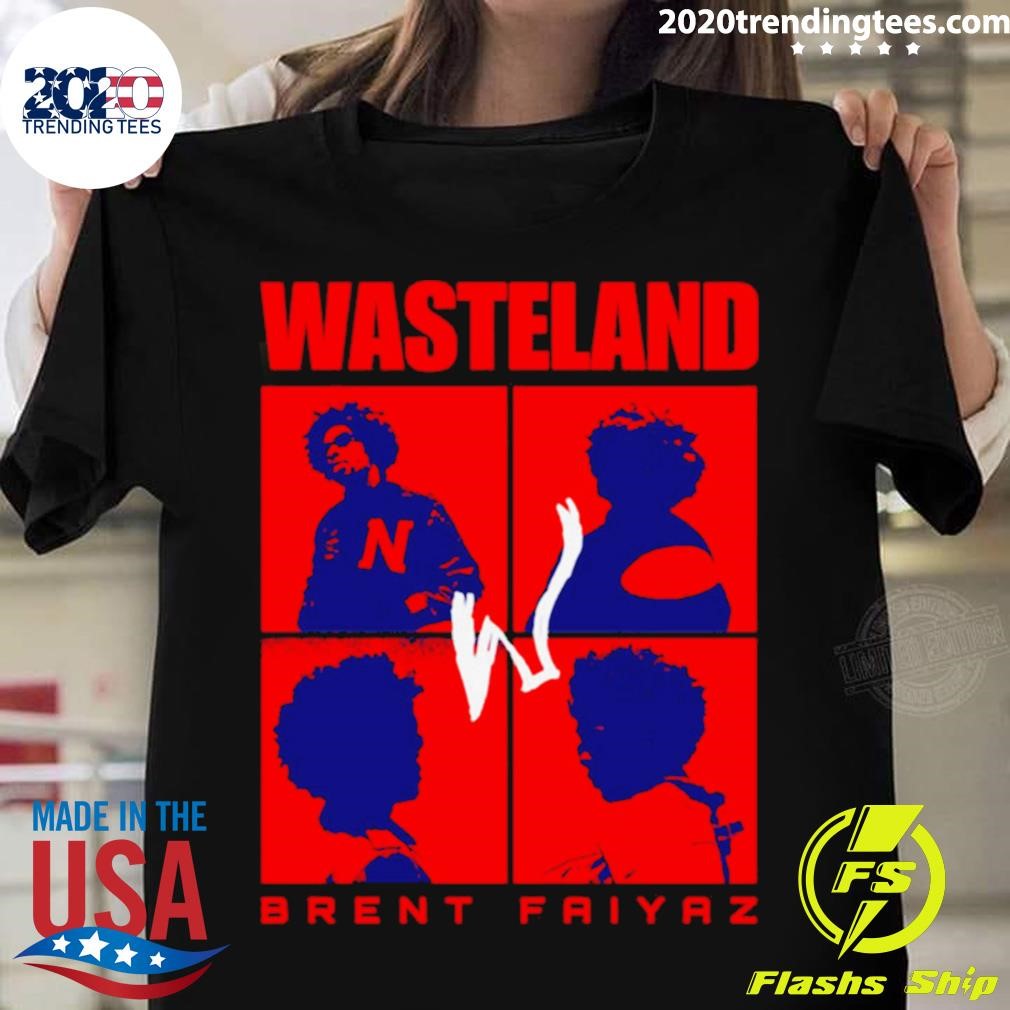 Wasteland Red Color Brent Faiyaz T-shirt