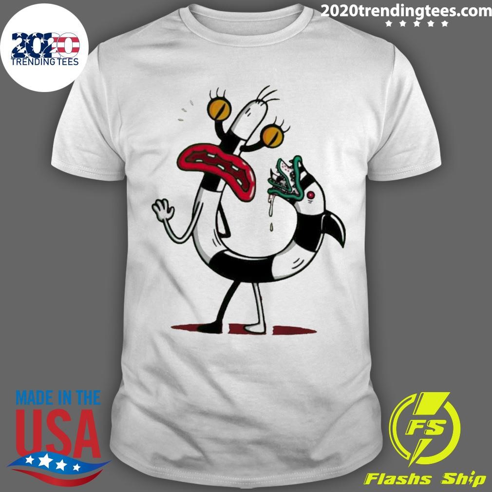 Worm Tail Horror T-shirt