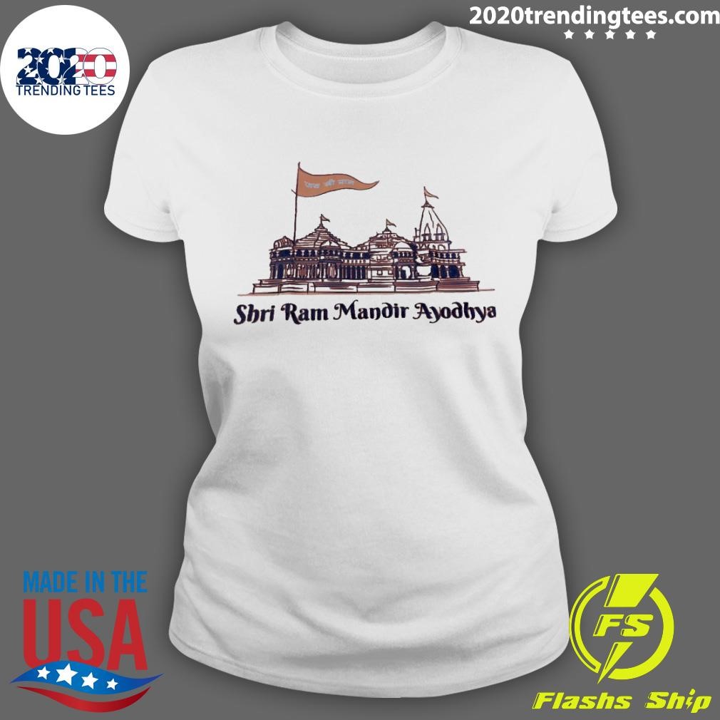 Nice Shri Ram Mandir Ayodhya T-shirt - 2020 Trending Tees