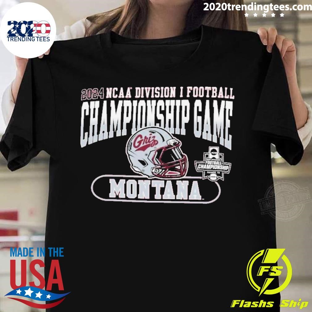 Official 2024 FCS Football Championship Montana Grizzlies T-shirt ...