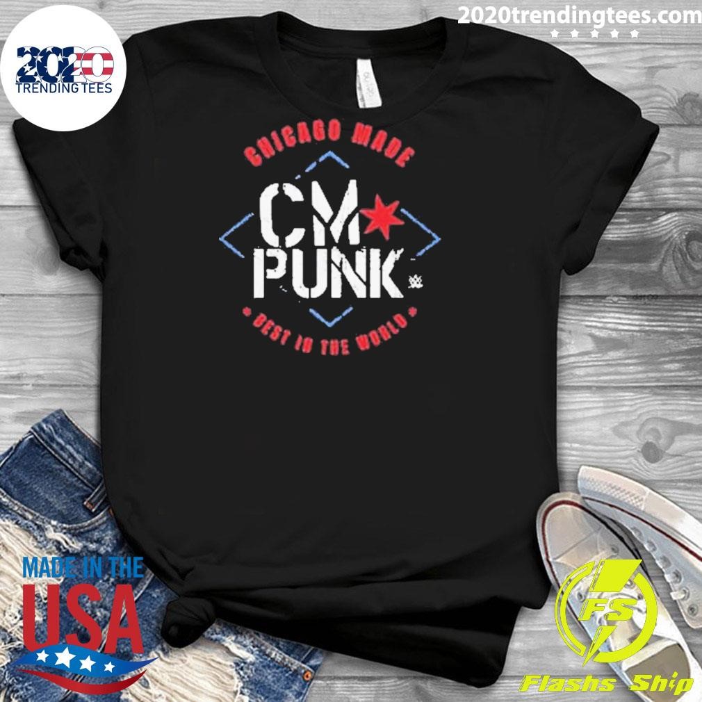 ★2024SS新作★THE COLDEST MOMENT★TCM punk T CM Punk Nexus Uprising Black T-shirt L for Men - 100