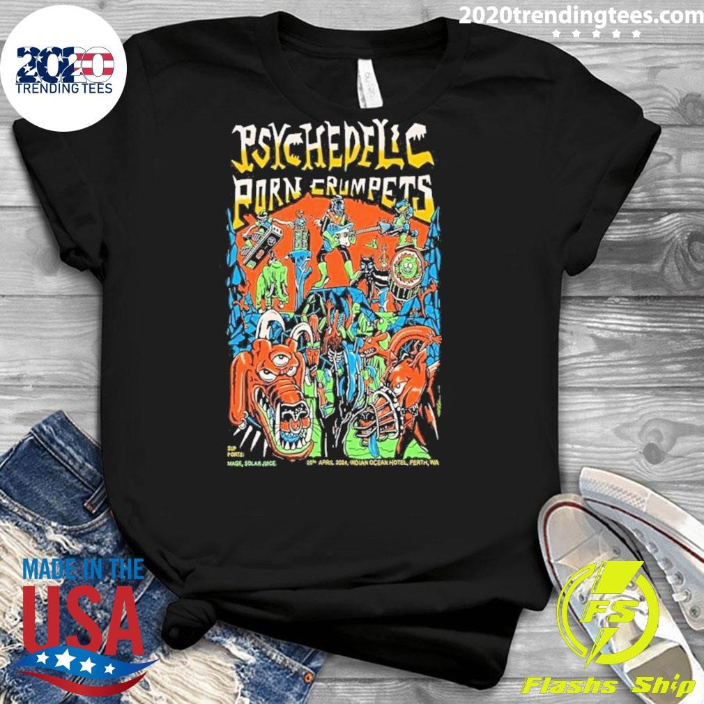 Funny psychedelic Porn Crumpets April 20, 2024 Indian Ocean Hotel Perth, Wa  Shirt - 2020 Trending Tees