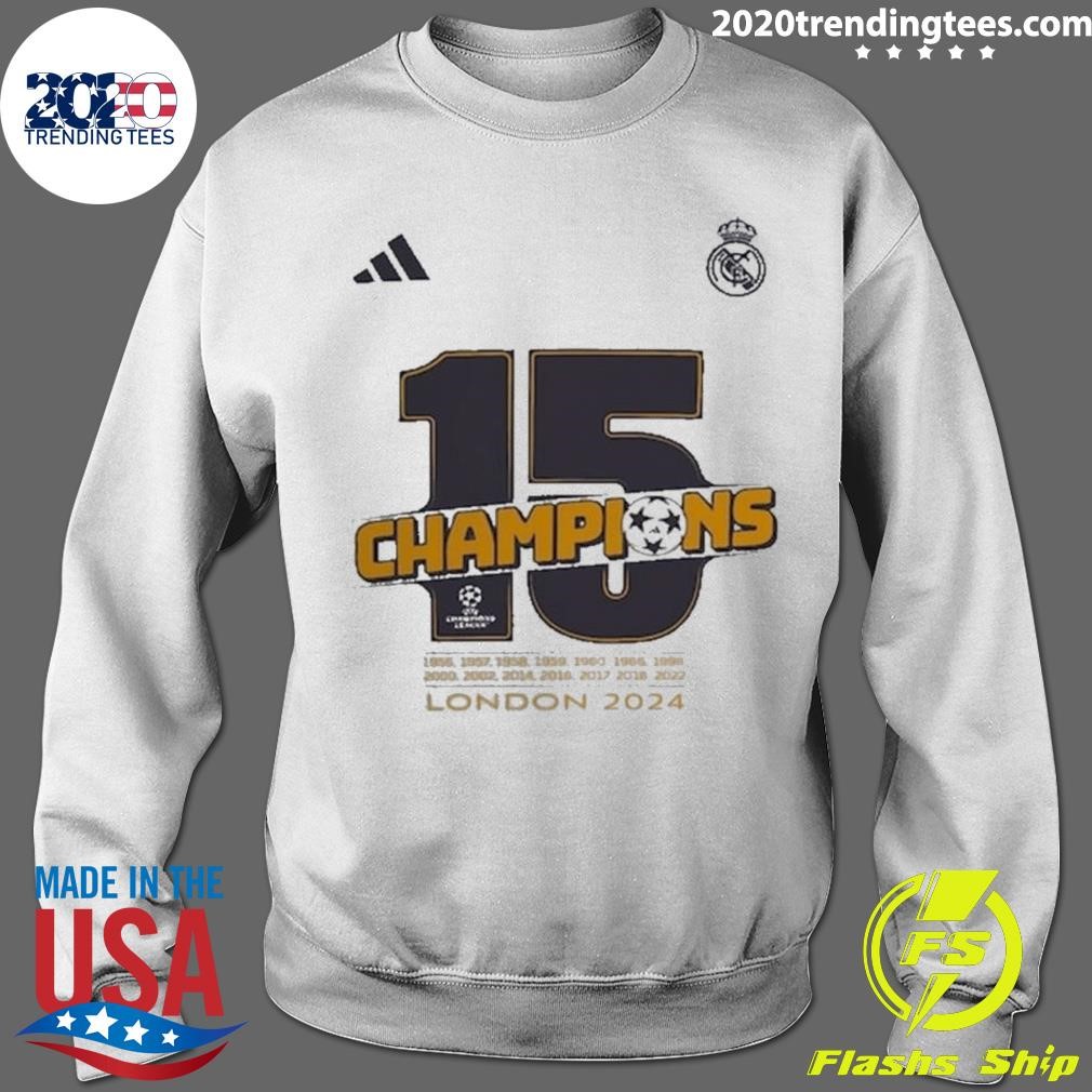 Nice Real Madrid Adidas 2024 Uefa Champions League Champions T