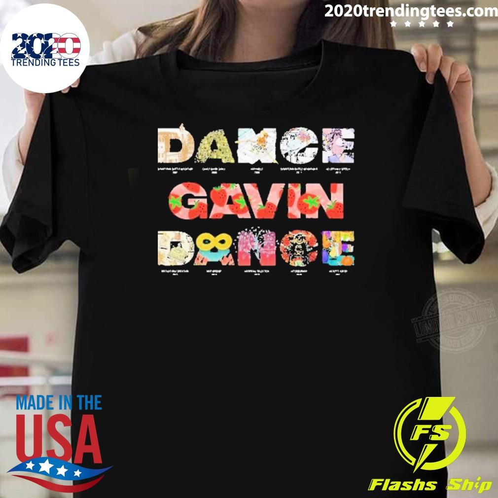 Awesome Discography Dance Gavin Dance T-shirt