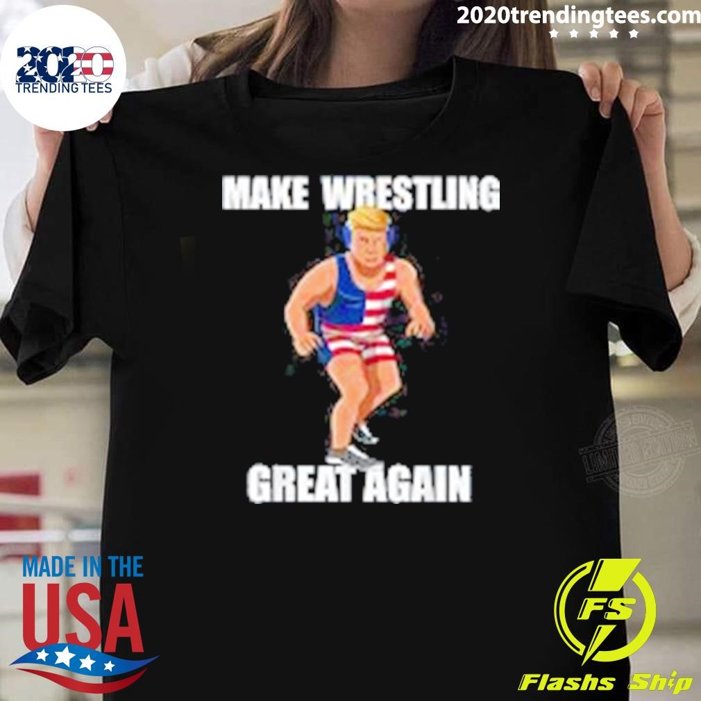 Awesome Donald Trump Make Wrestling Great Again 2024 T-shirt