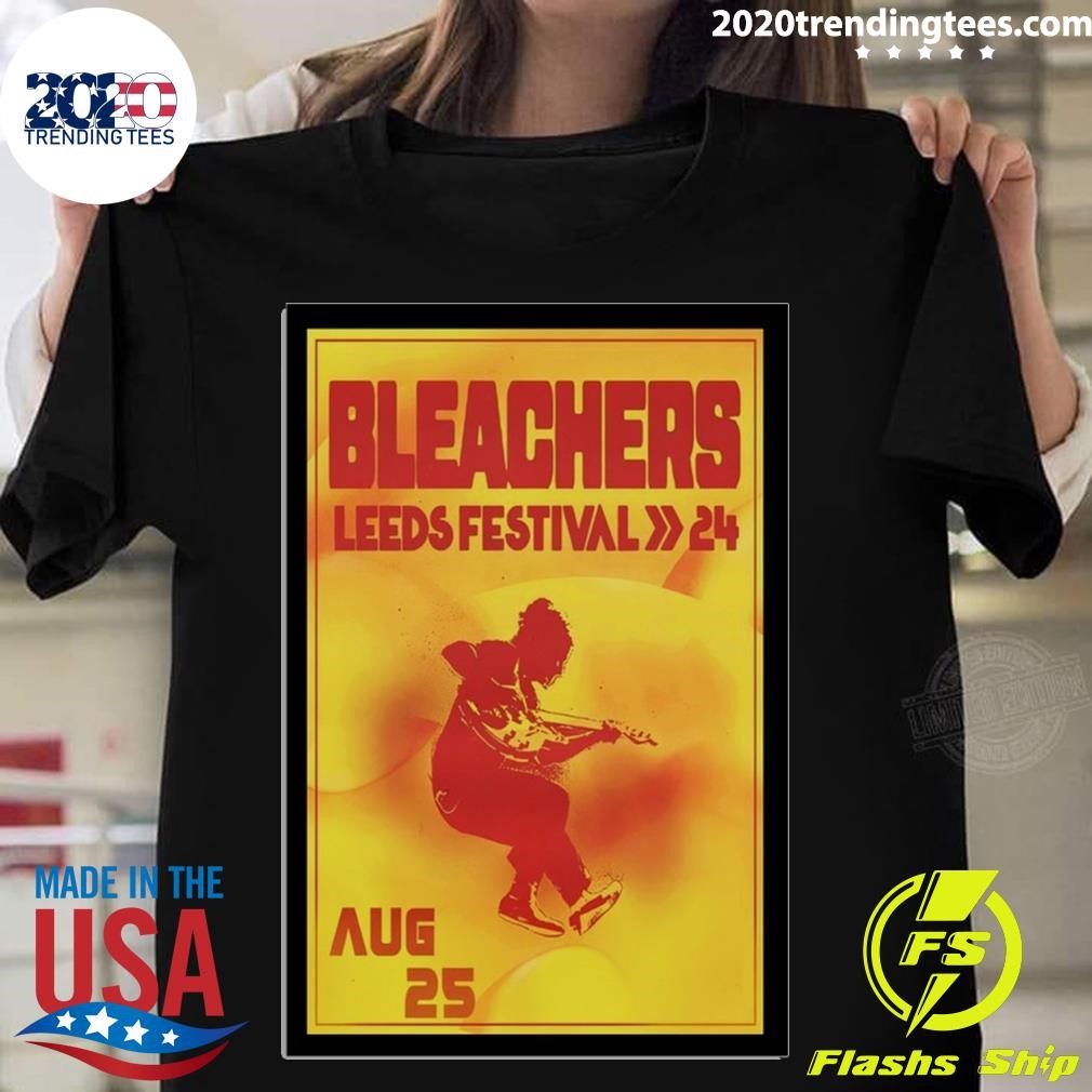 Awesome Poster Bleachers At Leeds Festival In Leeds, Uk On August 25 2024 T-shirt