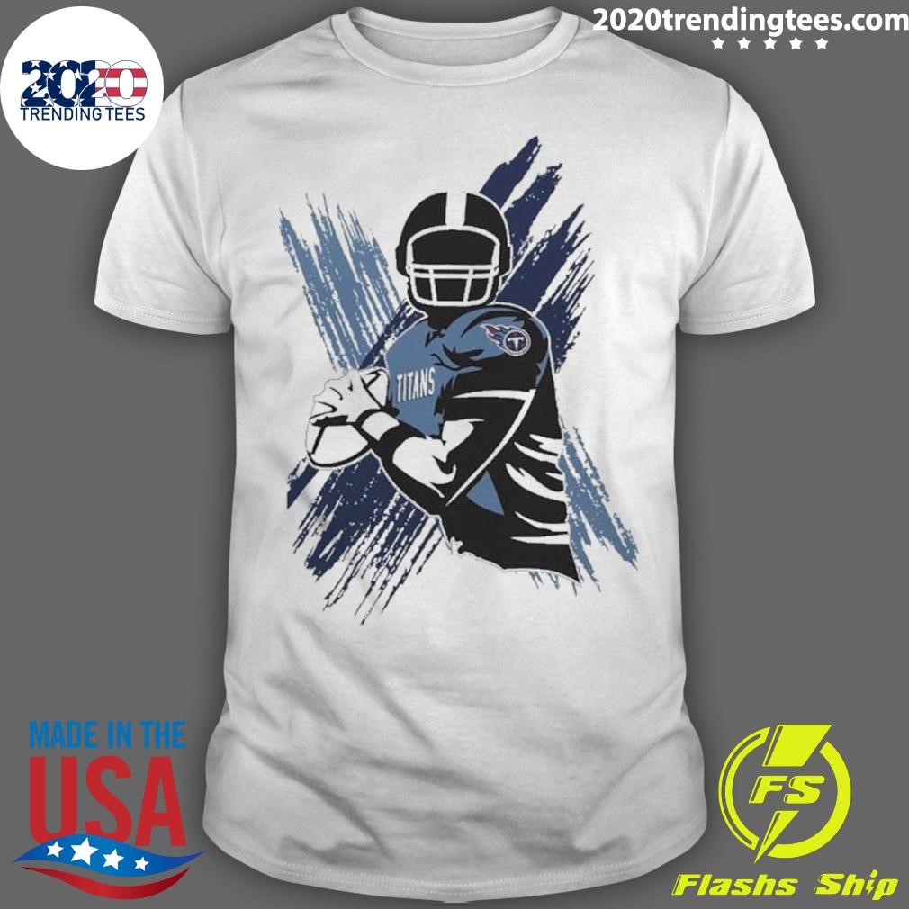 Awesome Tennessee Titans Starter Player X Logo Graphic T-shirt