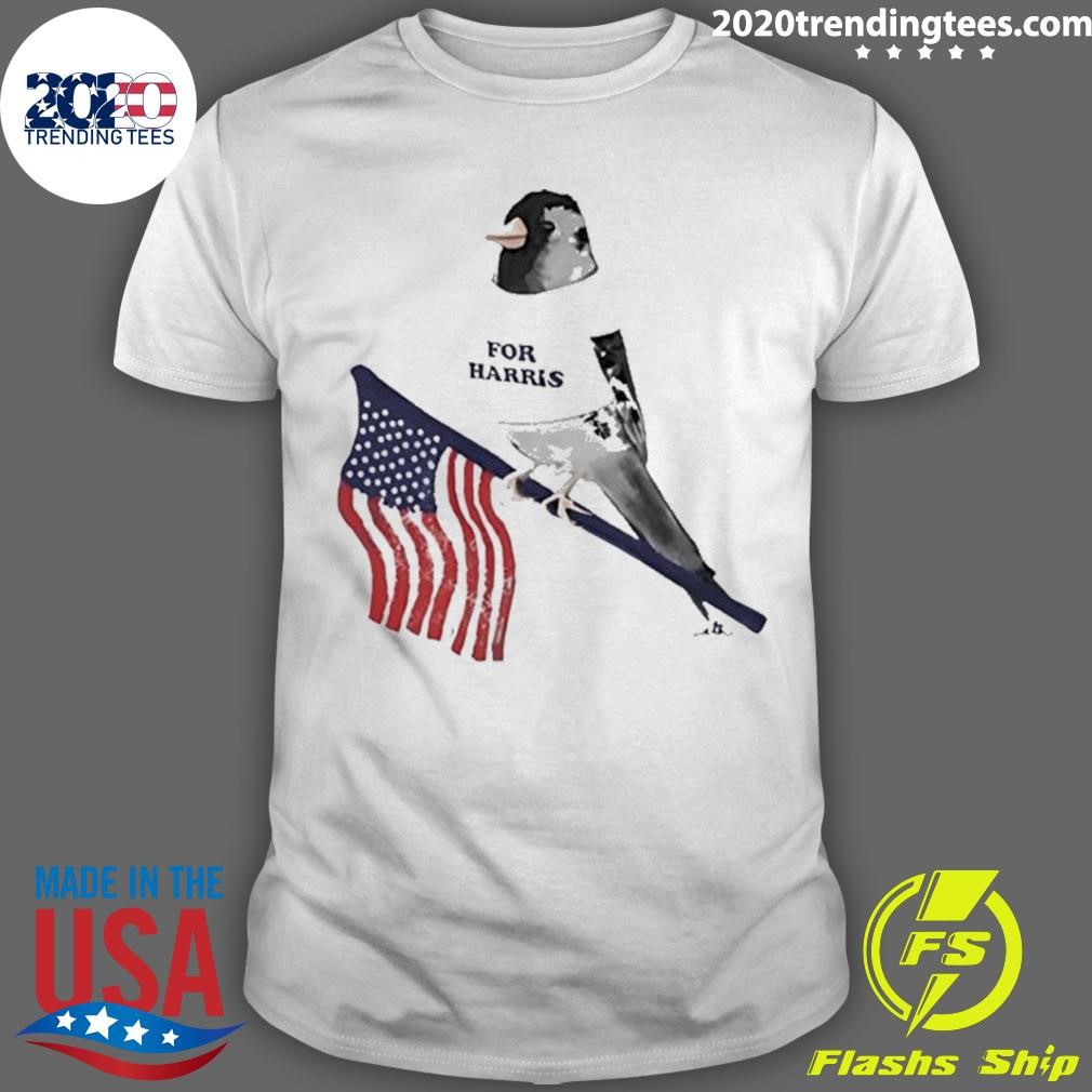 Best Dove For Harris American Flag 2024 T-shirt