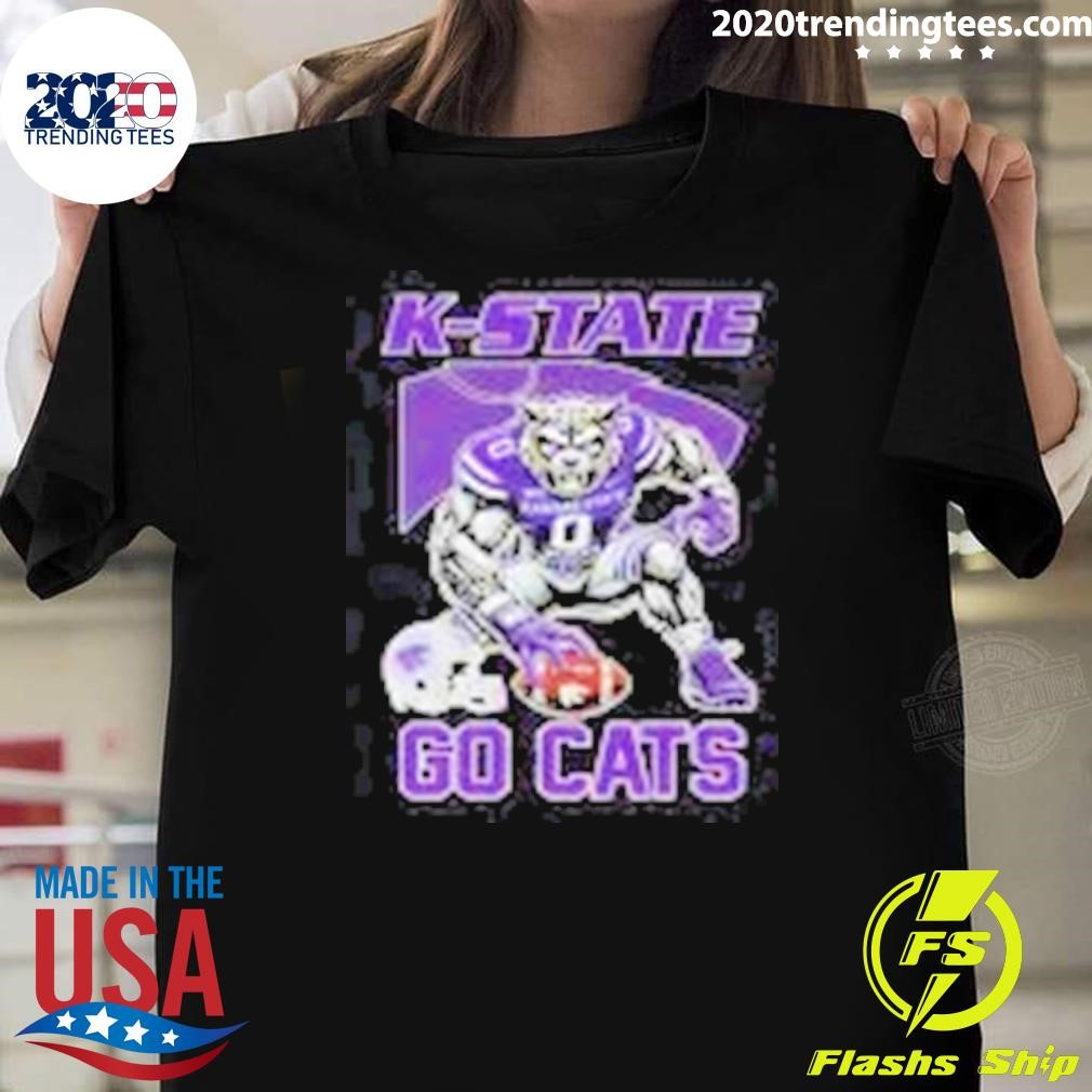 Best Kansas State Wildcat Football 2024 Go Cats Mascot T-shirt