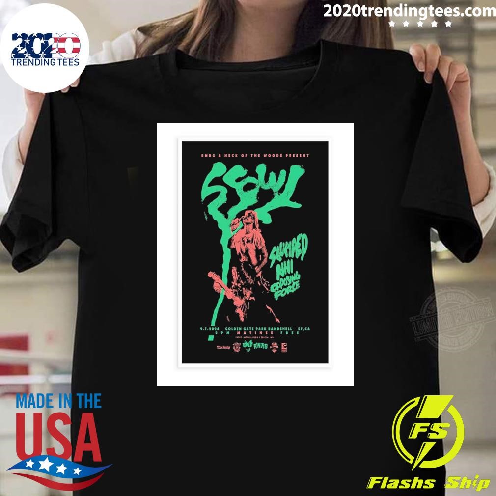 Best Scowl Sep 7 2024 San Francisco CA Poster T-shirt