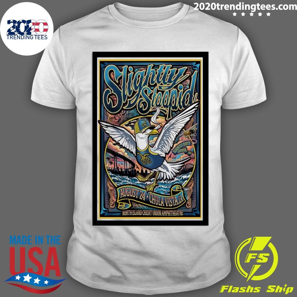 Best Slightly Stoopid At North Island Credit Union Amphitheatre On August 24 2024 Show Poster T-shirt