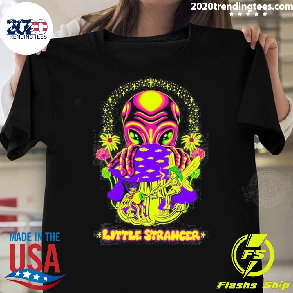 Funny Alien Lurker By Little Stranger T-shirt