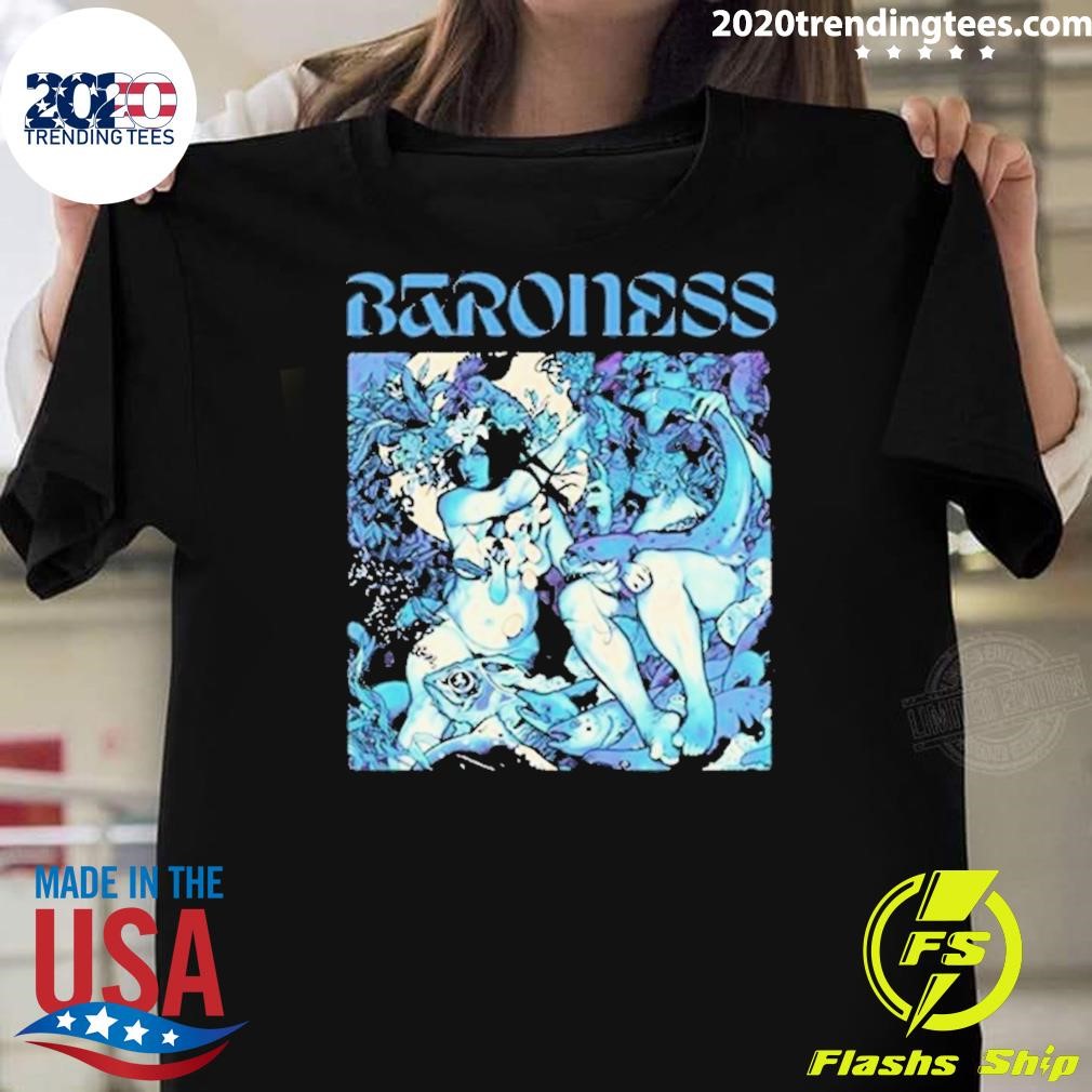 Funny Baroness Blue Record T-Shirt - 2020 Trending Tees, image size:1010x1010