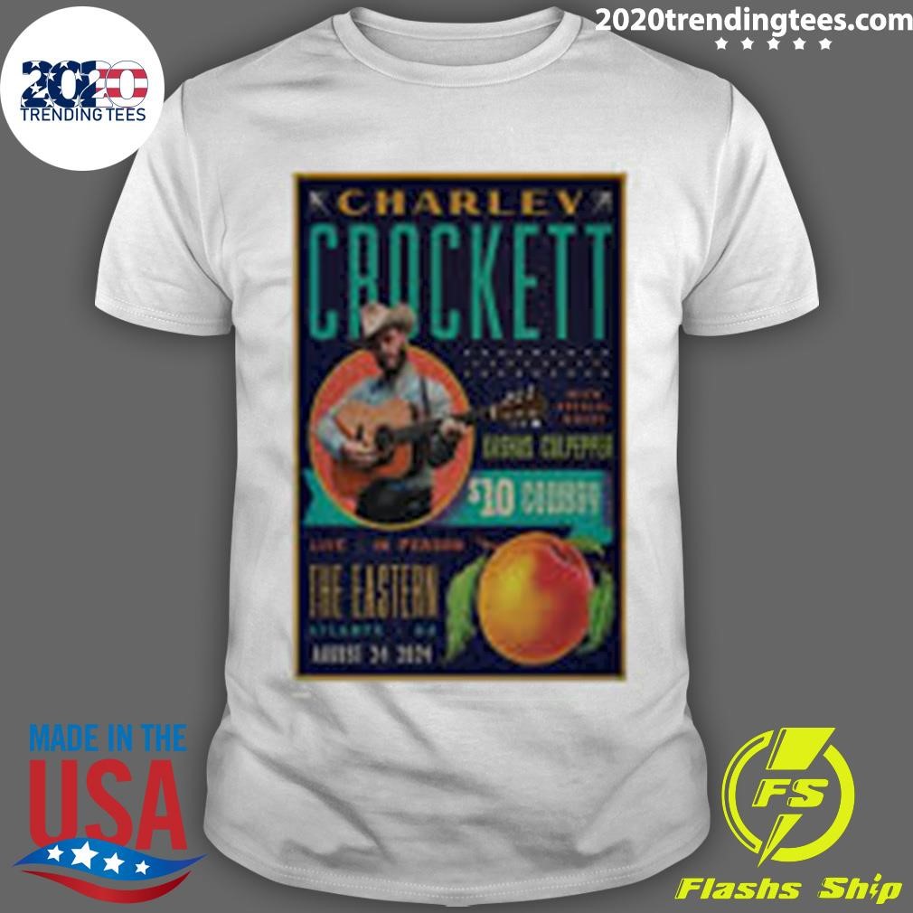 Funny Charley Crockett The Eastern, Atlanta, GA August 24, 2024 T-shirt