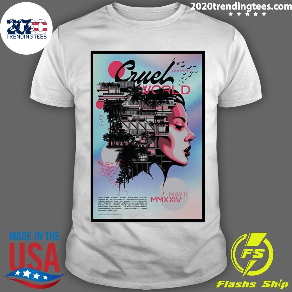 Funny Cruel World Brookside Golf Club, Pasadena CA 5.11.2024 Poster T-shirt