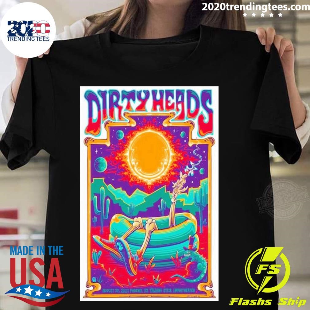 Funny Dirty Heads On Aug 25 2024 Talking Stick Resort Amphitheatre Phoenix Az Poster T-shirt