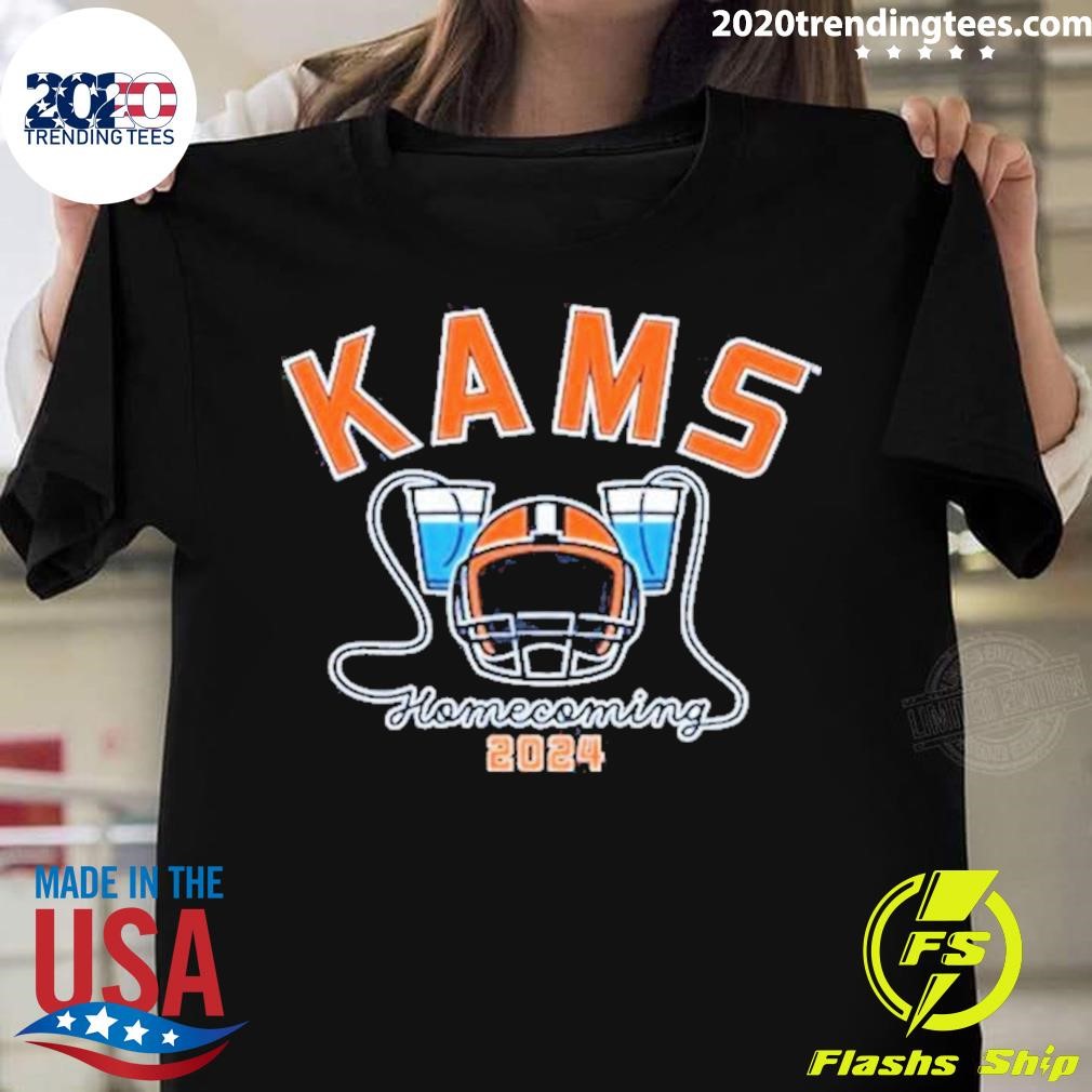 Funny Kams Homecoming 2024 Helmet T-shirt