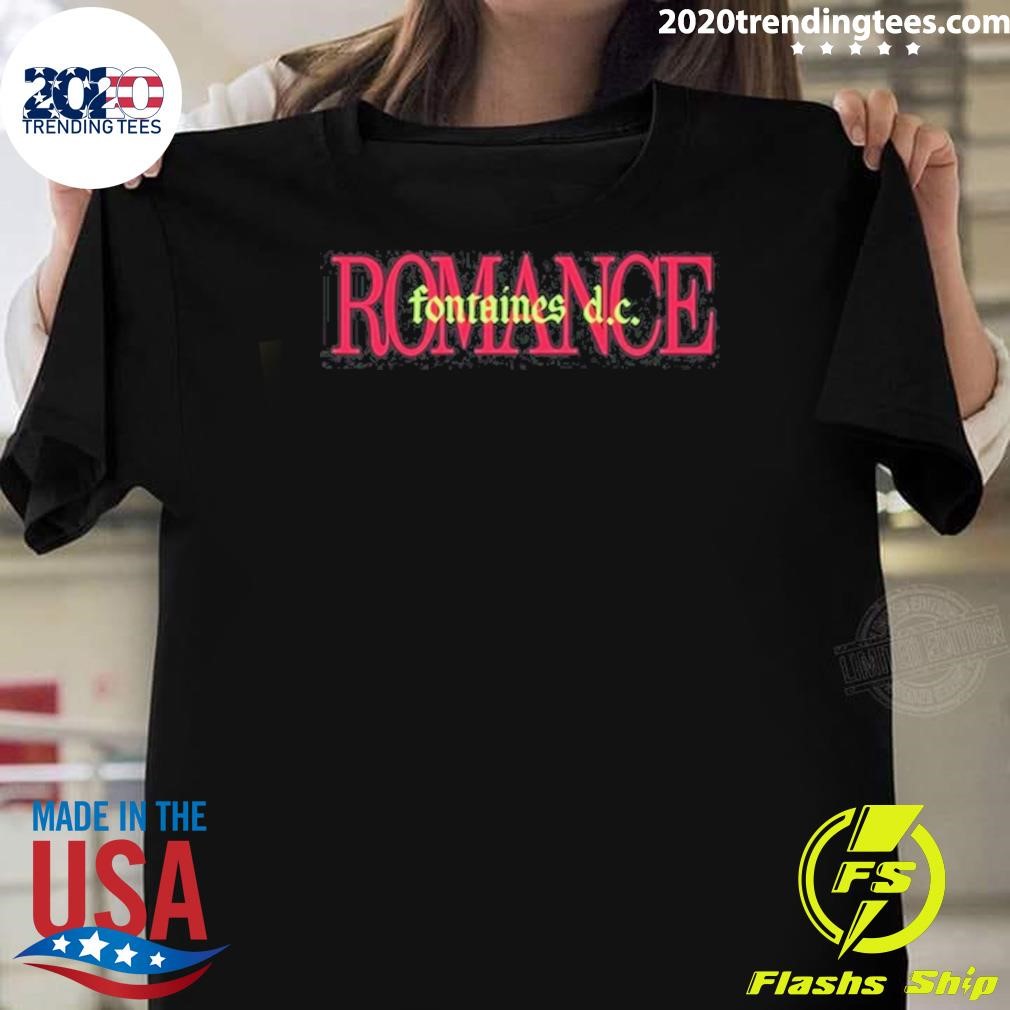 Funny Romance Lime Fontaines DC 2024 T-shirt