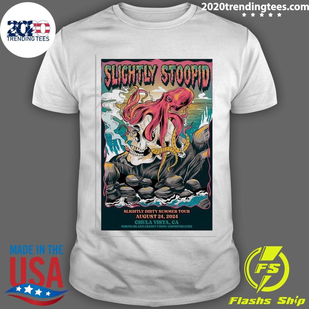 Funny Slightly Stoopid August 24 2024 In Chula Vista CA Tour Poster T-shirt