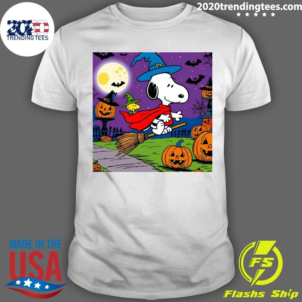 Funny Snoopy Get Ready For The Upcoming Halloween Season T-shirt