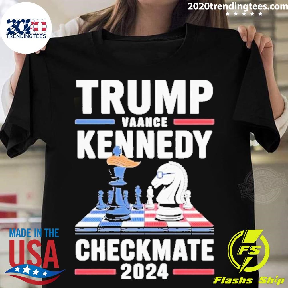 Funny Trump Vance Kennedy checkmate 2024 Chess T-shirt