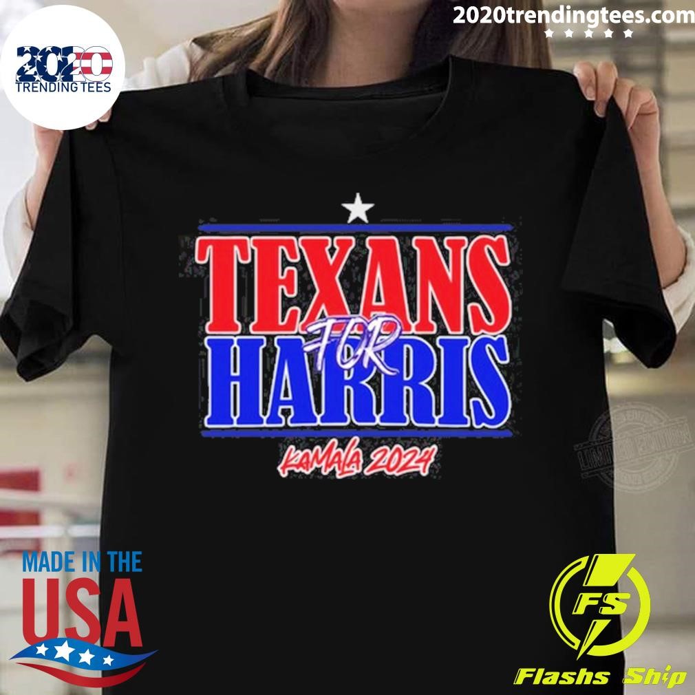 Nice Kennidi Texans For Harris Kamala 2024 Tee T-shirt