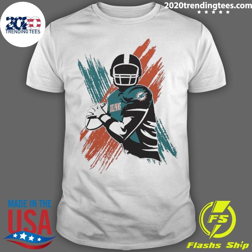 Nice Miami Dolphins Starter Player X Logo Graphic T-shirt