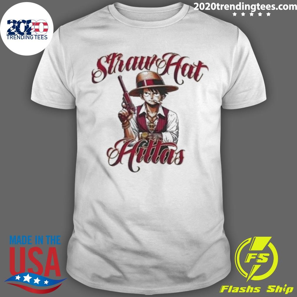 Nice Monkey D. Luffy Straw Hat Hits 2024 T-shirt