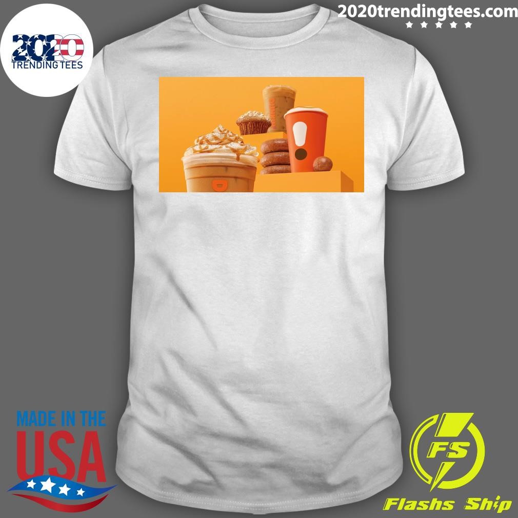 Nice Pumpkin Spice Latte Dunkin Donuts T-shirt